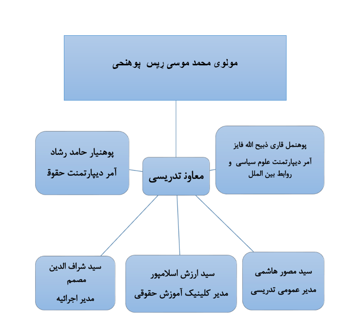 چارت تشکیلاتی